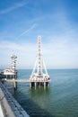 Ferris wheel by the sea Royalty Free Stock Photo