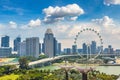 Ferris wheel - Singapore Flyer in Singapore Royalty Free Stock Photo