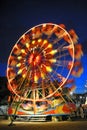 Ferris wheel in a summer night Royalty Free Stock Photo