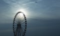 Ferris Wheel At Sunset