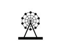 Ferris Wheel symbol attraction entertaiment icon
