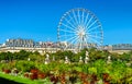 Ferris wheel at the Tuileries Garden in Paris, France Royalty Free Stock Photo