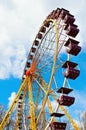 Ferris wheel - vertical view Royalty Free Stock Photo