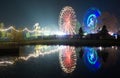 Ferris wheels Royalty Free Stock Photo