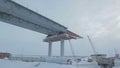 Ferroconcrete Bridge Span in Northern Russia
