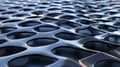 Ferrofluidal Frenzy: Fractal Gridscape