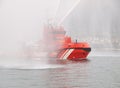 FERROL, SPAIN - FEBRUARY 15: Spanish Sea rescue tug on February