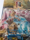 Ferrol - Spain, Street art Meninas of Canido