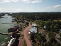 A small harbor in the arghipelago of Finland