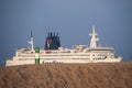 A ferry approaching Rostock Royalty Free Stock Photo