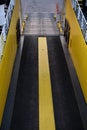 Ferry boat bow visor door hatch Royalty Free Stock Photo