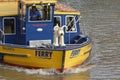 Ferry boat Brigantia with Gromit scupture Royalty Free Stock Photo