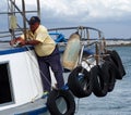 Ferry Boat On The Guadiana River Portugal