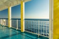 Ferry boat deck Royalty Free Stock Photo