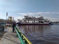 Ferry Boat at Kapuas Square Park, Pontianak City, West Borneo