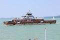 Ferry boat on lake Balaton