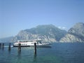 Ferry Boat Lake Garda Italy Royalty Free Stock Photo