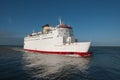 A ferry boat on the sea, travel and transportation Royalty Free Stock Photo