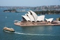 Ferry Boat and Sydney Opera House Royalty Free Stock Photo