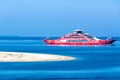 Ferry boat on Thasos island in Greece