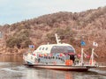 Ferry boat to Nami Island in Korea