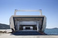 Ferry Boat Waiting at a Port