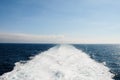 Ferry boat wake Royalty Free Stock Photo