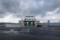 Ferry boat in Zadar ferry port, Croatia, Europe Royalty Free Stock Photo