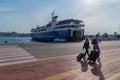 Ferry boats cruise ship Royalty Free Stock Photo