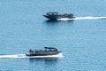 Ferry Boats on Jenny Lake Royalty Free Stock Photo