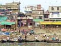 Ferry boats at port of Dhaka, Buriganga River, Dhaka, Bangladesh Royalty Free Stock Photo