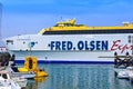 The Ferry Bocayna Express,Fred Olsen Line , Playa Blanca Lanzarotte