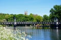 The Ferry Bridge, Burton upon Trent. Royalty Free Stock Photo