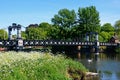 The Ferry Bridge, Burton upon Trent. Royalty Free Stock Photo