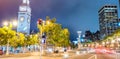 Ferry Building Marketplace at night, San Francisco Royalty Free Stock Photo