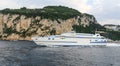 Ferry in Capri Island, Naples, Italy