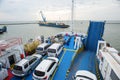 The ferry from the city of Kerch. Crimea