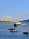 The ferry at Castlebay, Barra, Scotland Royalty Free Stock Photo