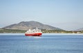 Ferry from Corfu to Igoumenitsa. Greece Royalty Free Stock Photo