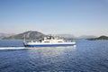 Ferry from Corfu to Igoumenitsa. Greece Royalty Free Stock Photo