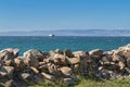 Ferry crossing between Cape Jervis and Penneshaw terminal on Kan