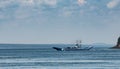 Ferry Crossing Passamaquoddy Bay near Eastport, Maine Royalty Free Stock Photo