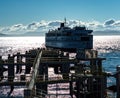 Ferry docking in British Columbia Royalty Free Stock Photo