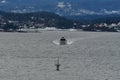 Ferry in fjord Oslo Norway scandinavia europe Royalty Free Stock Photo