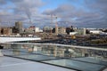 The Ferry Harbor of Helsinki at the Baltic Sea. Finland