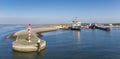 Ferry harbor at Texel island in Holland