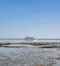 Ferry from Harlesiel to Wangerooge,North Sea,Germany Royalty Free Stock Photo