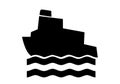 Ferry Icon for use with signs or buttons