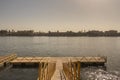 Ferry jetty along the East Bank of the Nile River Royalty Free Stock Photo