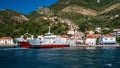 Ferry in the Kotor bay